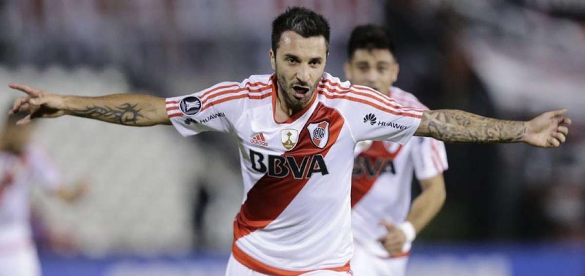 Ignacio Scocco, de 32 a&ntilde;os, fich&oacute; tambi&eacute;n por River y abri&oacute; el marcador en el triunfo del martes ante Guaran&iacute;.    