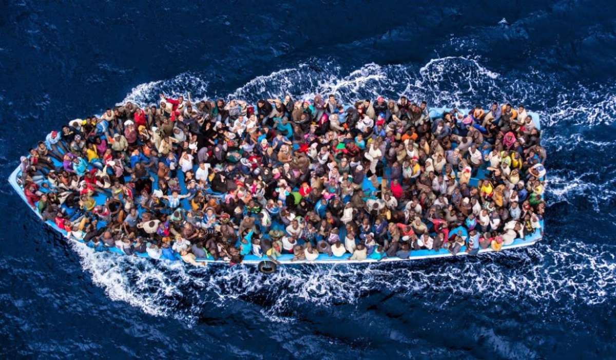 Frente a las costas libias han rescatado a los migrantes.