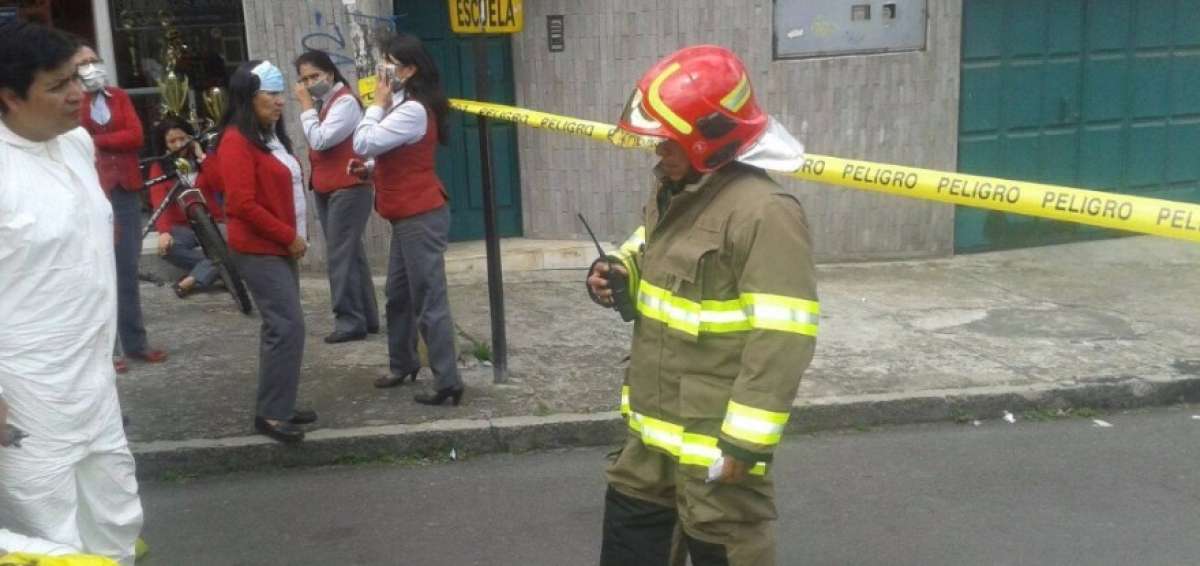 Trabajadores y moradores del sector fueron evacuados.