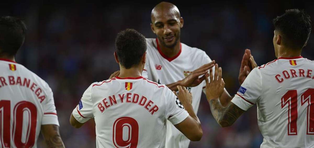 Ben Yedder aplasta al Maribor y pone al Sevilla l&iacute;der de su grupo de 'Champions'