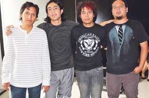 Una de las bandas finalistas. Mensaje a Garc&iacute;a, de Guayaquil, se halla entre las seleccionadas. Foto: Cortes&iacute;a.