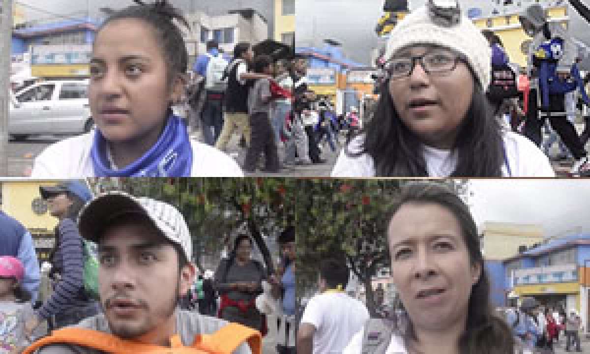 Fieles cat&oacute;licos expresan el aprendizaje que les dej&oacute; el Papa Francisco