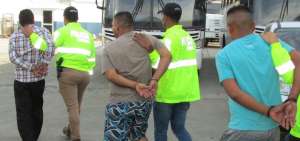 Los aprehendidos estar&iacute;an implicados en al menos 8 asaltos con secuestro. 