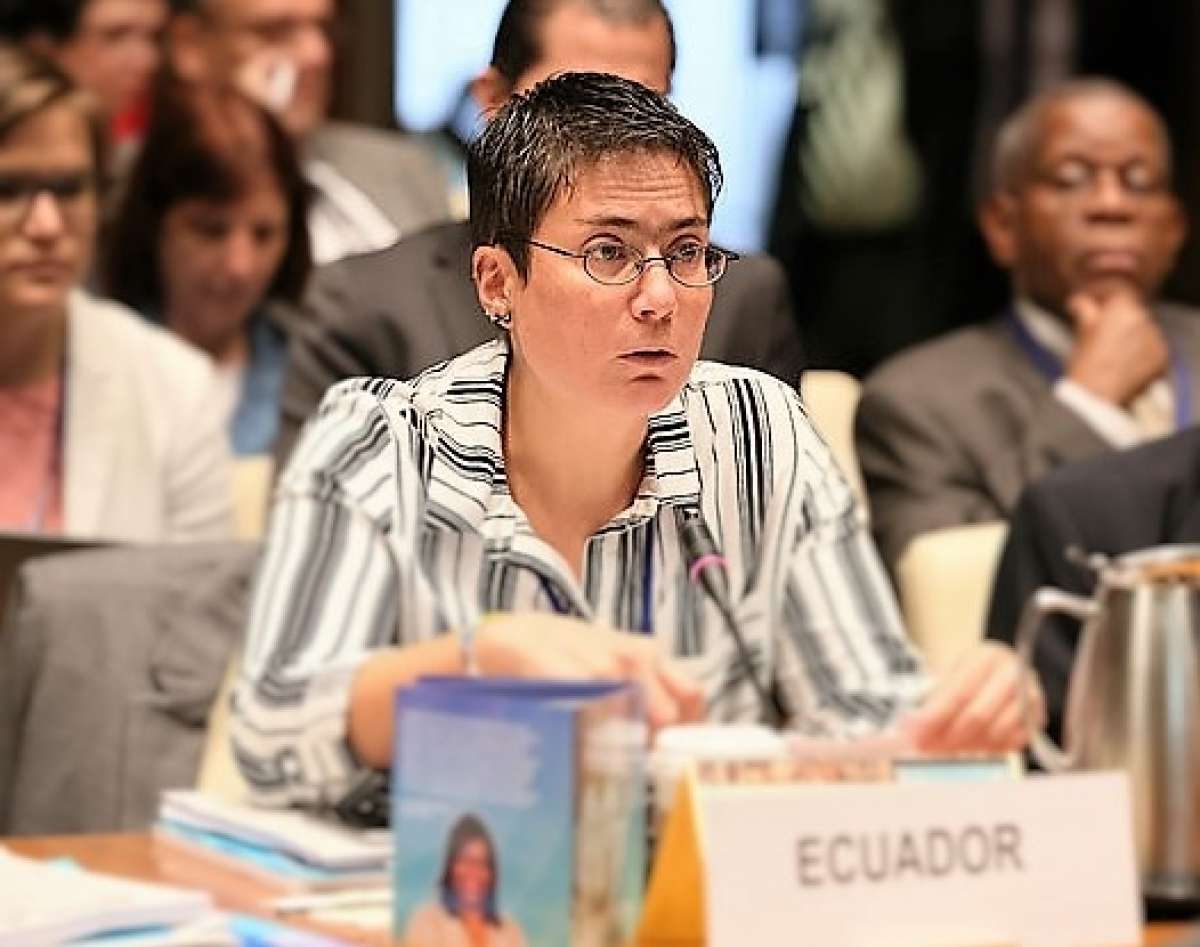 La ministra de Salud de Ecuador, Carina Vance. 