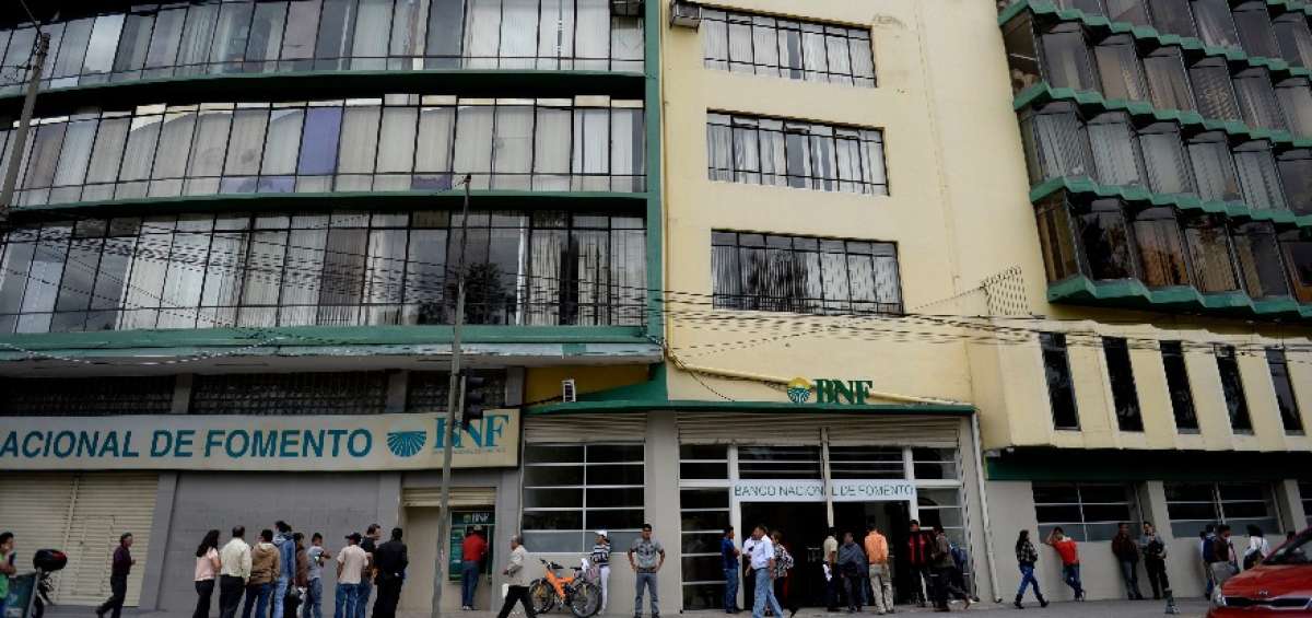 El Banco Nacional de Fomento (BNF) est&aacute; en proceso de liquidaci&oacute;n. En su lugar se cre&oacute; BanEcuador, que inici&oacute; operaciones el 9 de mayo de 2016.