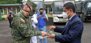 Ej&eacute;rcito recibe donaciones p&uacute;blicas y privadas