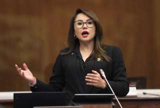 La legisladora Nataly Morillo lanzó duros cuestionamientos a la bancada de la Revolución Ciudadana por su falta de 