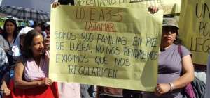 Vecinos de barrios informales exigen regularizaci&oacute;n