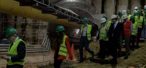 Autoridades locales realizaron un recorrido de la obra.