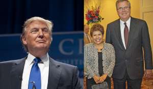 Donald Trump critica a Jeb Bush por haberse casado con una mexicana 