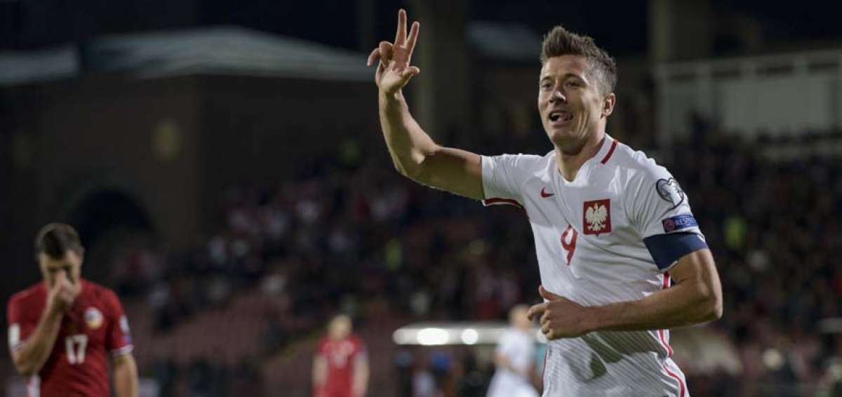 Polonia golea a Armenia (6-1) y acaricia su clasificaci&oacute;n mundialista