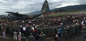 Los cuerpos de los fallecidos fueron trasladados desde Shelle, en Pastaza, hacia Quito.