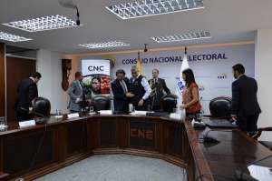 El CNE espera proclamar hasta el lunes los resultados. Foto: Miguel Jim&eacute;nez/ EL TEL&Eacute;GRAFO