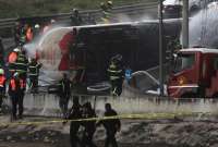 Emergencia en México: camión de gas explota y deja 57 heridos