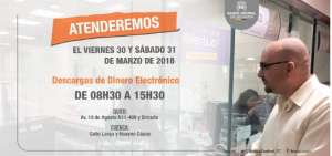Plazo para sacar saldos de cuentas dinero electr&oacute;nico vence ma&ntilde;ana en el pa&iacute;s
