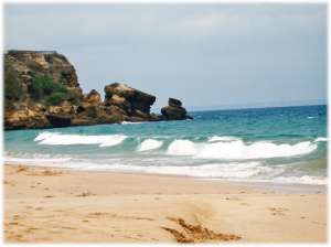 Playa Rosada en la Ruta Spondylus