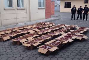 En total se decomisaron 528 kilos con 700 gramos de coca&iacute;na. Foto: Cortes&iacute;a