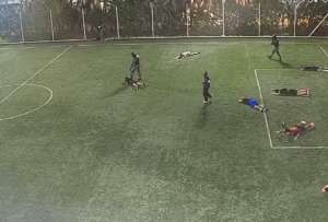 Una c&aacute;mara de seguridad captur&oacute; el momento del ataque. 