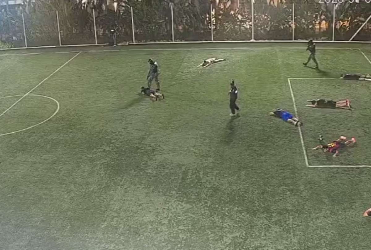 Una c&aacute;mara de seguridad captur&oacute; el momento del ataque. 