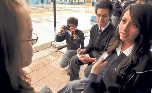 Los j&oacute;venes llevan el periodismo en las venas (Portafolio gr&aacute;fico)