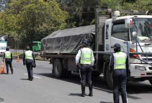 El operativo se realiz&oacute; en la Av. Sim&oacute;n Bol&iacute;var