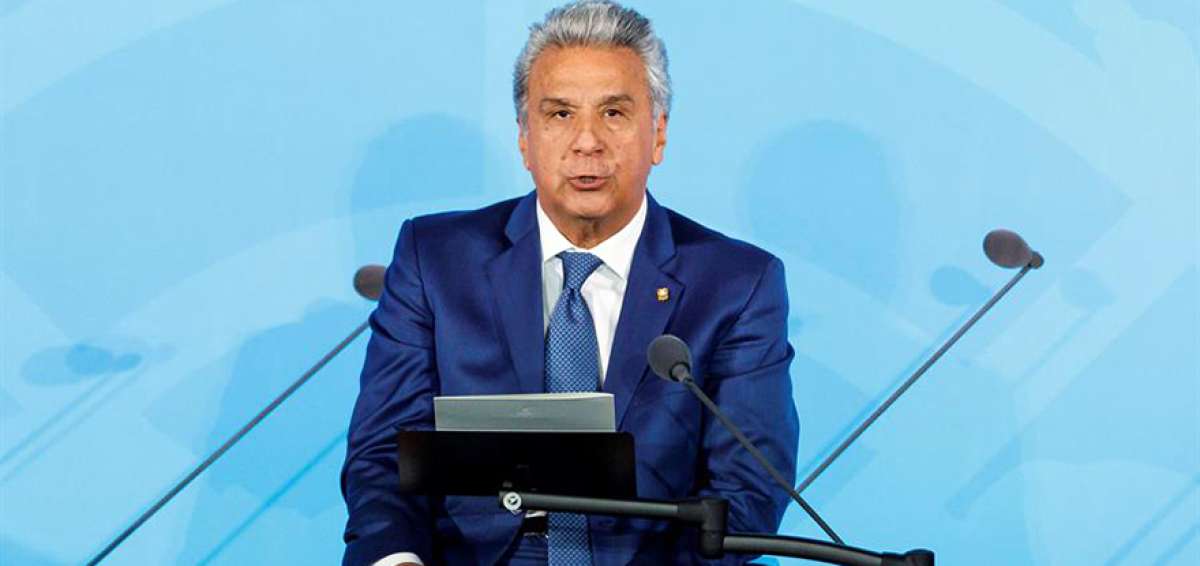 El presidente de la Rep&uacute;blica, Len&iacute;n Moreno, durante su intervenci&oacute;n en la ONU se refiri&oacute; a las islas Gal&aacute;pagos.