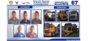 Polic&iacute;a detuvo a presuntos integrantes de una banda que robaba camiones