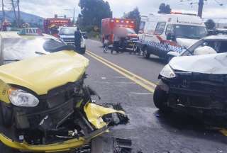 Cinco personas resultaron heridas por accidente en Amaguaña