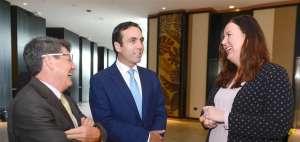 A mediados de febrero pasado, los negociadores de la EFTA se reunieron con el ministro de Comercio Exterior, Pablo Campana.