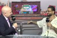 Maluma abandona entrevista en Qatar