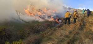 Incendio de Mojanda quema m&aacute;s de 700 hect&aacute;reas en Pichincha