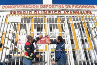 El estadio Olímpico Atahualpa fue clausurado por funcionarios municipales