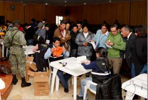  En la delegaci&oacute;n provincial de Pichincha contin&uacute;a el proceso de reconteo de las actas con inconsistencias. Foto: Miguel Jim&eacute;nez/El Tel&eacute;grafo