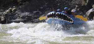 El rafting se ha convertido en uno de los deportes de aventura m&aacute;s practicados en Morona Santiago.