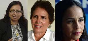 Martha Mac&iacute;as Cede&ntilde;o (izq.), Cecilia Calder&oacute;n y Yilda Rivera.