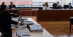 En la audiencia de juicio fueron convocados alrededor de 20 testigos. El juicio se instal&oacute; hoy. Foto: Daniel Molineros / EL TEL&Eacute;GRAFO