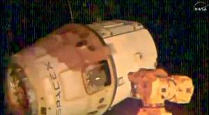 Los astronautas de la estaci&oacute;n orbital liberaron la c&aacute;psula con la ayuda del brazo rob&oacute;tico de la ISS el s&aacute;bado anterior. Foto: AFP