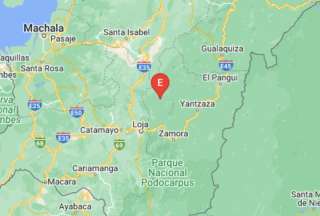 Reportan un sismo cerca de Loja