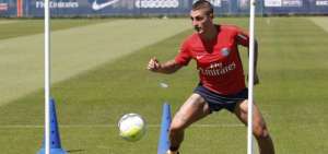 Verratti se incorpora al entrenamiento del PSG