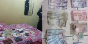 Documentos y dinero en efectivo es parte de la evidencia decomisada en los allanamientos. Foto: Fiscal&iacute;a 