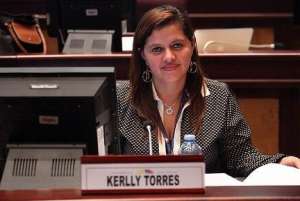 Kerlly Torres era asamble&iacute;sta por Manab&iacute;. FOTO: Internet 