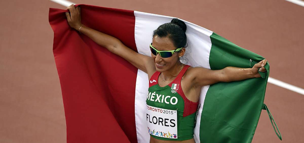 La mexicana Brenda Flores es campeona panamericana de los 10.000 metros.