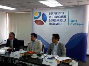 Desde este lunes la sede de Unasur en Quito ser&aacute; la sede de la Conferencia Internacional de Desarrollo Sostenible. Foto: Tomada del twitter del Ministerio de Talento Humano