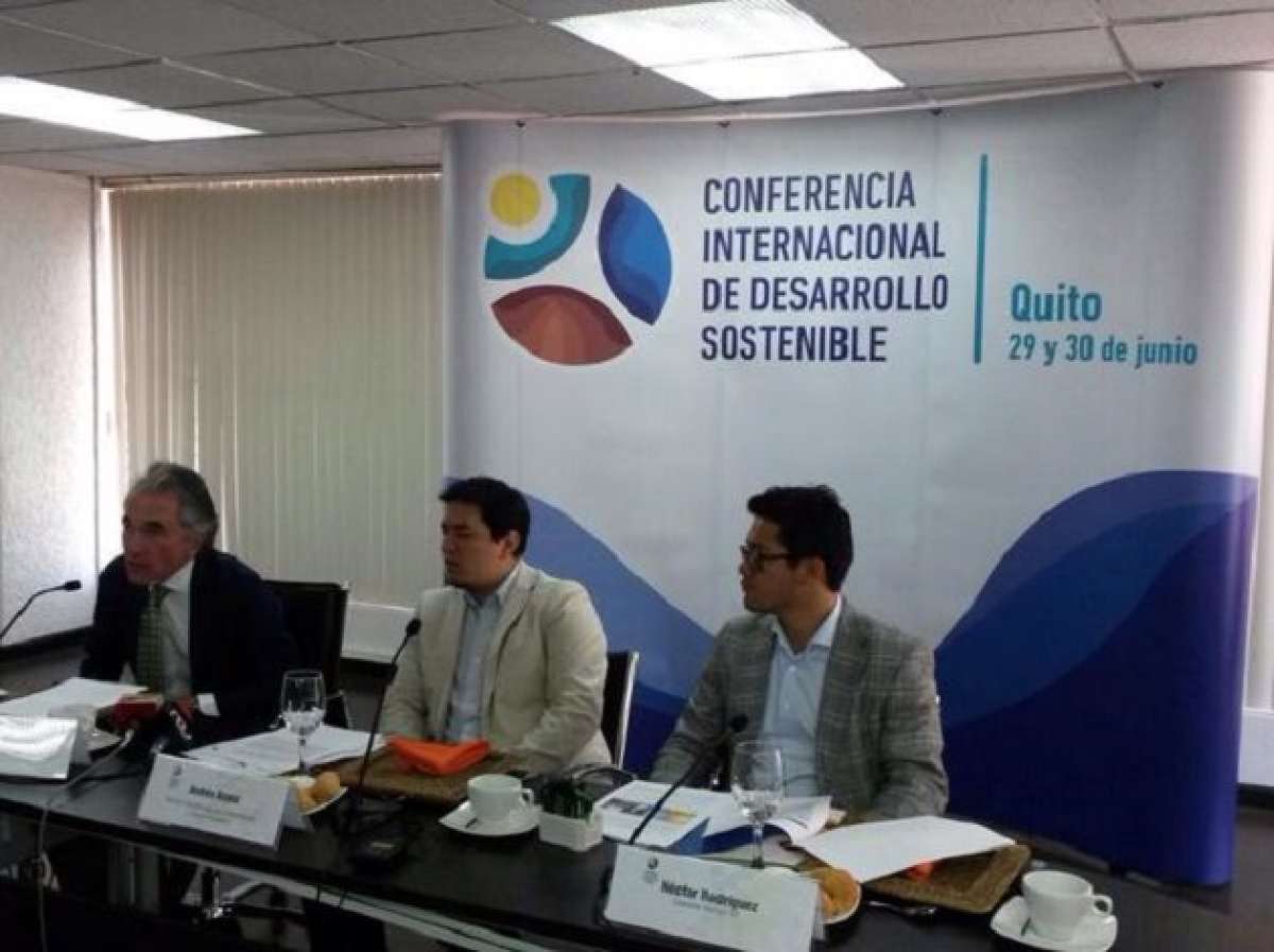 Desde este lunes la sede de Unasur en Quito ser&aacute; la sede de la Conferencia Internacional de Desarrollo Sostenible. Foto: Tomada del twitter del Ministerio de Talento Humano