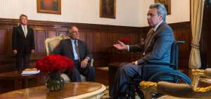 Presidente recibi&oacute; a Paco Moncayo para hablar de seguridad