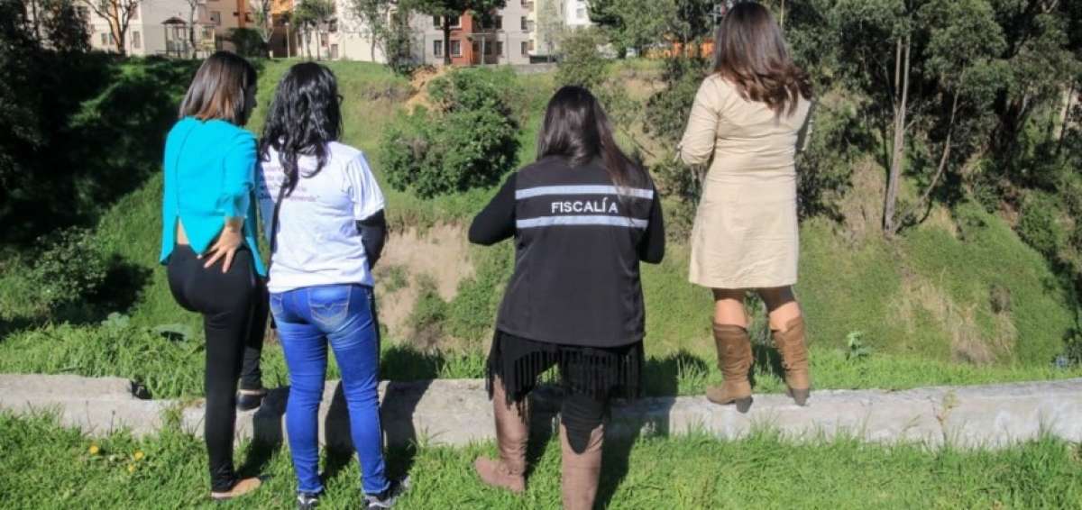 La Fiscal&iacute;a realiz&oacute; la b&uacute;squeda del cuerpo de Juliana Campoverde en el r&iacute;o Mach&aacute;ngara.