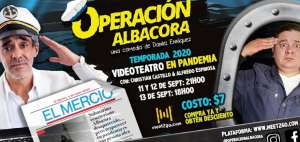 Operaci&oacute;n Albacora, videoteatro en l&iacute;nea, se estrenar&aacute; el viernes 11 de septiembre a las 21:00.
