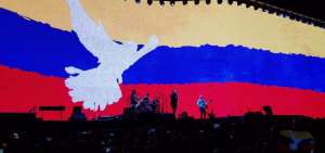 El mensaje de paz de U2 en Colombia