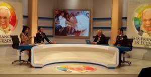 El Ministro de Defensa y el Jefe del Comando Conjunto de las FF.AA. durante una entrevista esta ma&ntilde;ana. Foto: Twitter Ministerio de Defensa