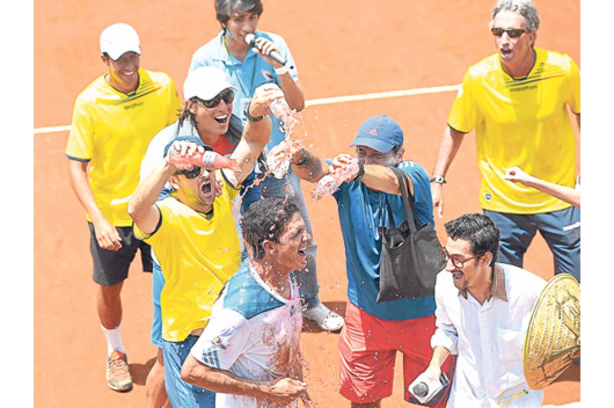 G&oacute;mez fue la figura de la serie ante Venezuela, pero no termin&oacute; bien el a&ntilde;o  por lesi&oacute;n. Foto: Archivo / El Tel&eacute;grafo